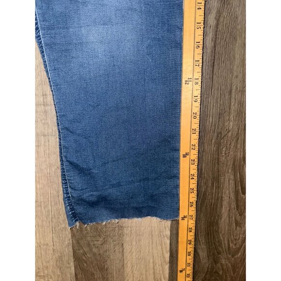 Fashion Nova Womens 1X Denim Jogger Pants Elastic Waist Stretch - Picture 6 of 6